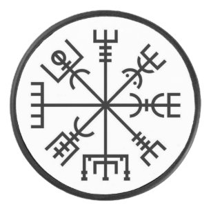 Palet De Hockey Viking Compass Hockey Puck!
