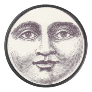 Palet De Hockey Vintage dans la lune