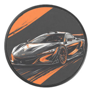 Palet De Hockey Voiture de sport stylisée