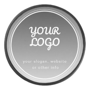 Palet De Hockey Votre logo et votre texte modifiable   Gradient gr
