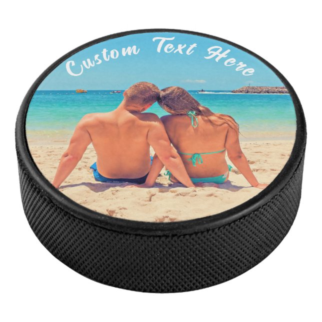 Palet De Hockey Votre photo Hockey Puck avec texte personnalisé (3/4/2016 12:00:00 AM)
