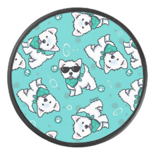 Palet De Hockey Westies Cutieface KiniArt