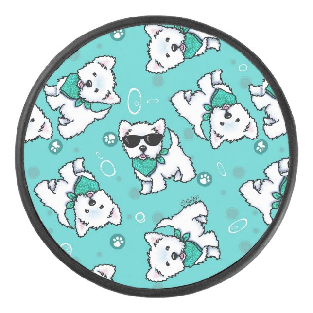 Palet De Hockey Westies Cutieface KiniArt (Devant)