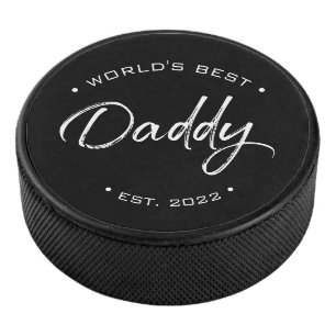 Palet De Hockey World's Best Daddy établi année personnalisée