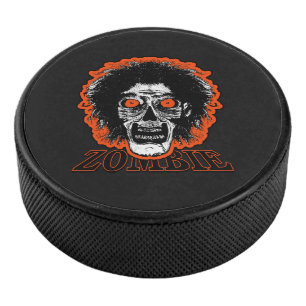 Palet De Hockey Zombie - Oeil orange