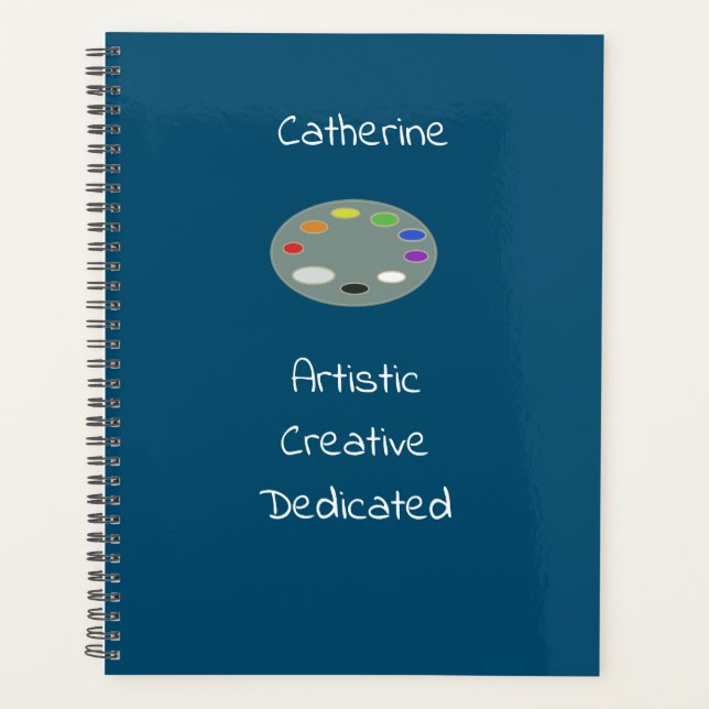 Palette artistique créative dédiée personnalisée (Devant)
