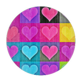 Palette der sichtbaren Liebe: Herzblut Schneidebrett