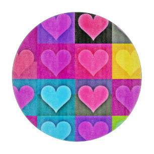 Palette der sichtbaren Liebe: Herzblut Schneidebrett