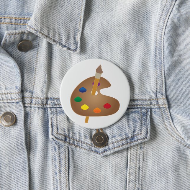 Palette des Künstlers Button (Beispiel)