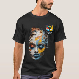 Palette Knife Akrylkkunst - Fett strukturiert T-Shirt