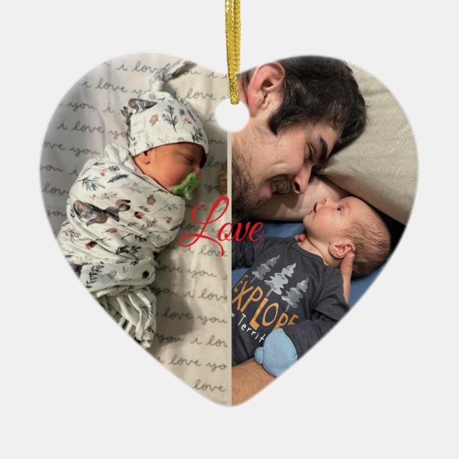 Palette Personalized Photo Design Keramik Ornament (Vorne)