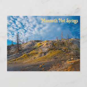Palette Springs Sunrise Mammos Hot Springs Postkarte