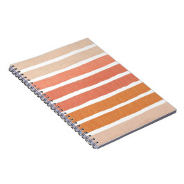 Palette Warmer Pinsel Strokes Notizblock