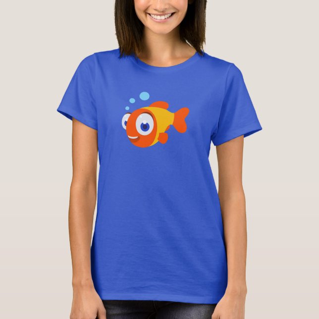 Palfish Frauenhemd Dunkelblau T-Shirt (Vorderseite)