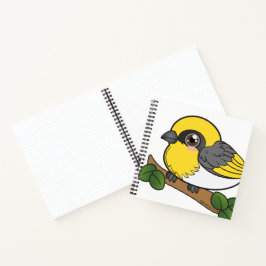 Palila Hawaii Forest Bird Notizbuch