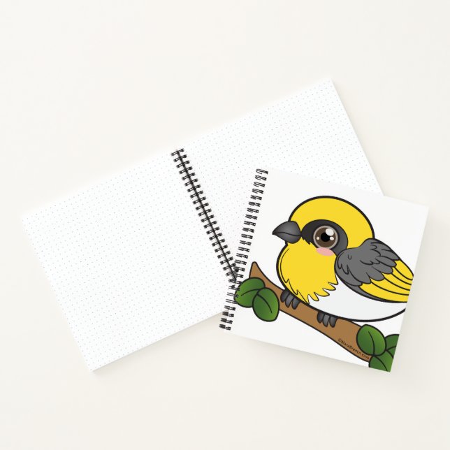 Palila Hawaii Forest Bird Notizbuch (Innenseite)