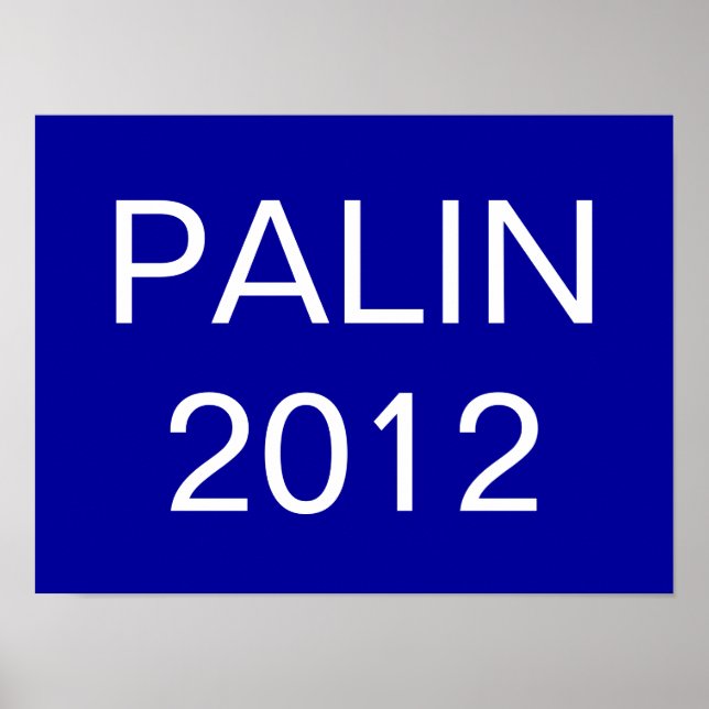 PALIN, 2012 POSTER (Vorne)