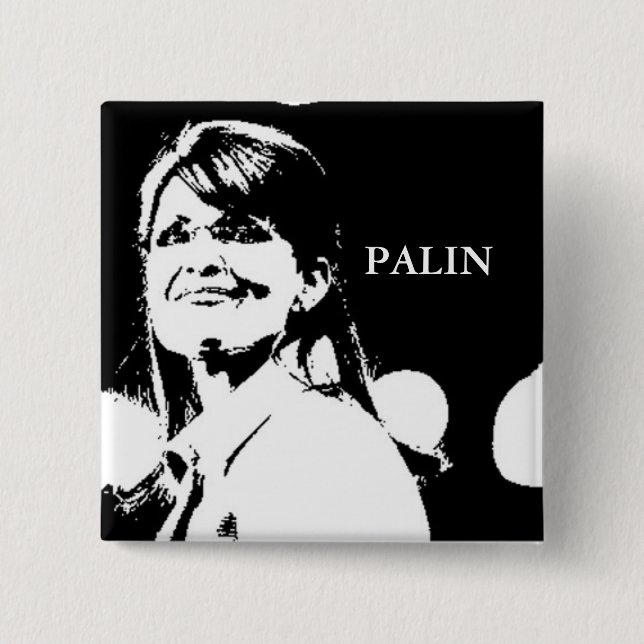 Palin b/w Button (Vorderseite)