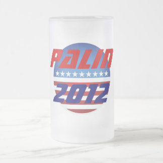 Palin Bier-Tasse 2012 Mattglas Bierglas