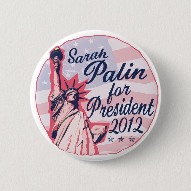Palin Dame Liberty Button (Vorderseite)