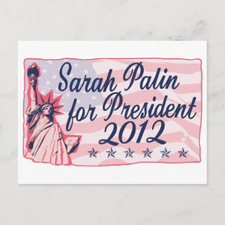 Palin Lady Liberty Postkarte
