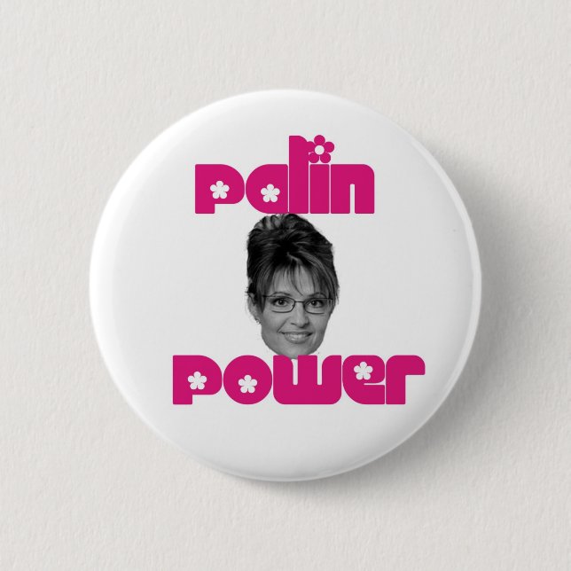 Palin Power-Knopf Button (Vorderseite)