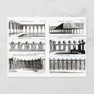 Palisade Designs, aus "Theorie und Praxis von Gar Postkarte