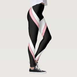 Palisade Designs Friendly Pink Ribbon Flow Leggings