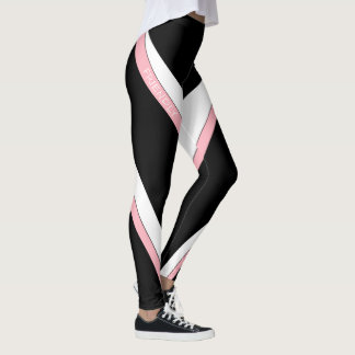 Palisade Designs Friendly Pink Ribbon Flow Leggings