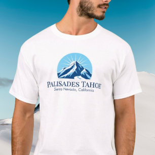 Palisades Tahoe California Skigebiet Outfit T-Shirt