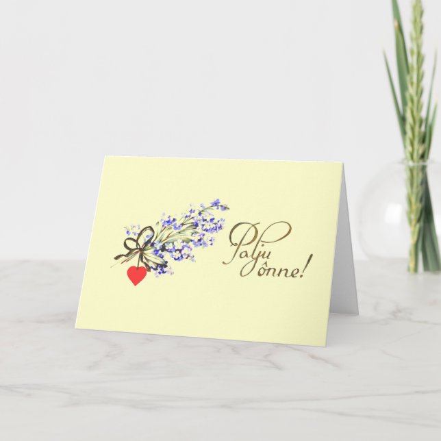 Palju ônne Occasion Card Feiertagskarte (Vorderseite)
