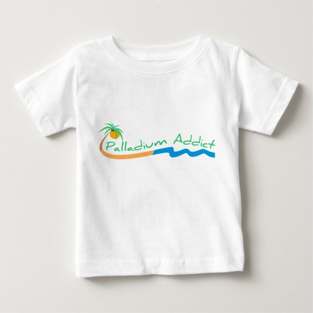 Palladium-Süchtig-Baby-Shirt Baby T-shirt (Vorderseite)