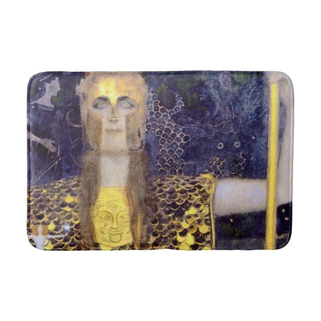 Pallas Athena, Gustav Klimt Badematte (Vorderseite)