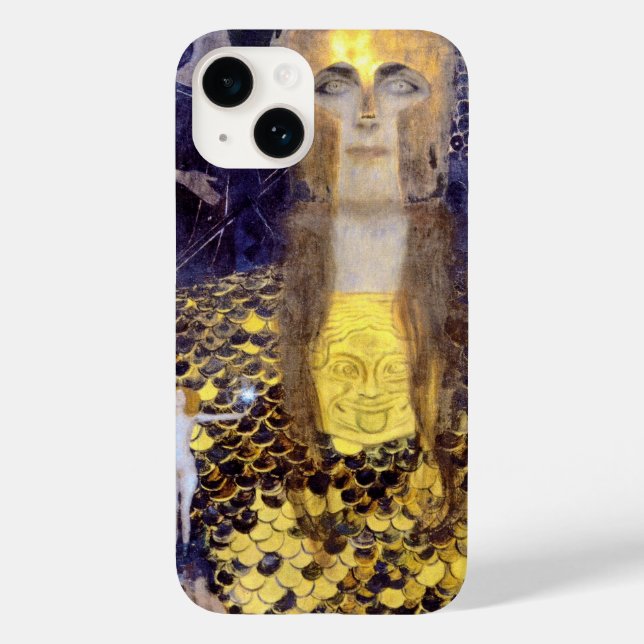 Pallas Athena, Gustav Klimt Case-Mate iPhone 14 Hülle (Rückseite)