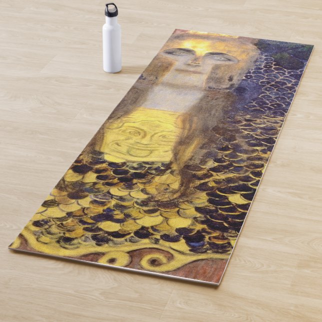 Pallas Athena, Gustav Klimt Yogamatte (Beispiel)