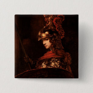 Pallas Athena oder, gepanzert, 1664-65 Button