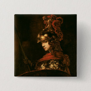 Pallas Athena oder, gepanzert, 1664-65 Button