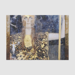 Pallas Athena von Gustav und George Klimt, Enhance Seidenpapier