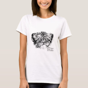 Pallas Cat Books Steppe Wildlife Pallas Cat Shirt1 T-Shirt
