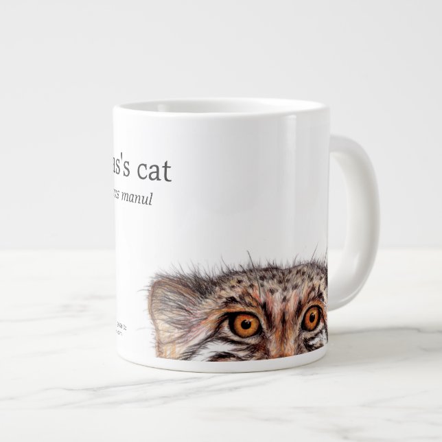 Pallas-Katze Jumbo-Tasse (Vorderseite Rechts)