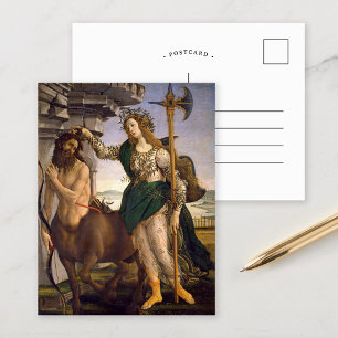 Pallas und Centaur Botticelli Postkarte
