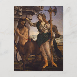 Pallas und Centaur von Botticelli Postkarte