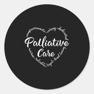 Palliative Pflege, Hospice, Hospiz Runder Aufkleber