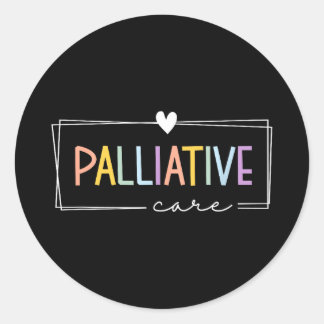Palliativpfleger Palliativpfleger Runder Aufkleber
