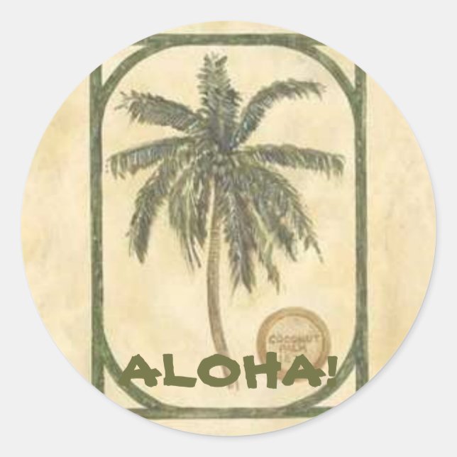 Palm22, ALOHA ! Autocollant (Devant)