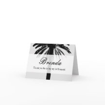 Palm Baum danke, dass du meine Bridesmaid-Karten b