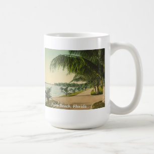Palm Beach 1898 altes Florida-Szene Kaffeetasse