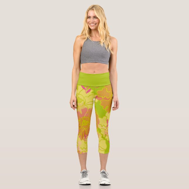 Palm Beach Capri Leggings (Vorderseite)