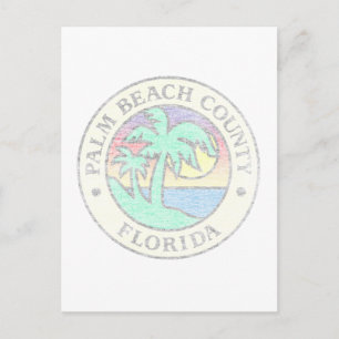 Palm Beach County Postkarte