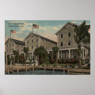 Palm Beach, FL - Außenansicht des Palm Beach Poster